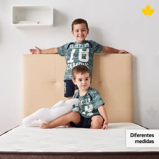 Pack Colchon + Cabecero Tapizado + Somier Descansin | 105 x 190 | Beis