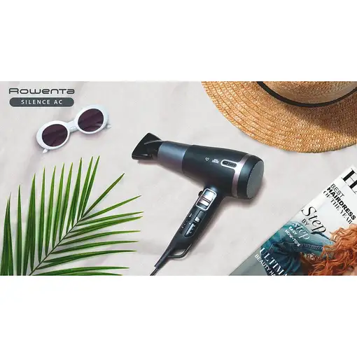 Rowenta Silence CV7920 secador 2300 W Negro, Rosa
