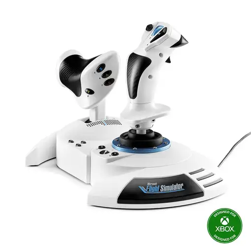 Thrustmaster T.Flight Hotas One Microsoft Flight Simulator Edition Negro, Blanco U