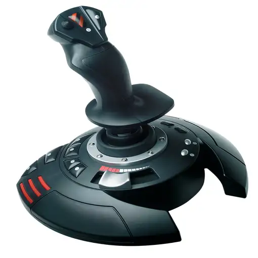 Thrustmaster T.Flight Stick X Negro, Rojo, Plata USB Palanca de mando Analógico PC