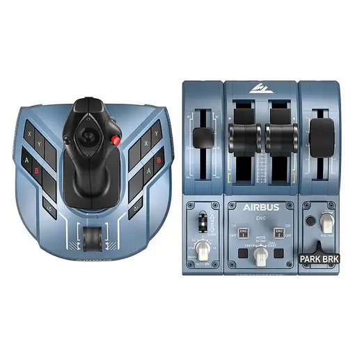 Thrustmaster TCA Captain Pack X Airbus Edition Negro, Gris USB Joystick/Palanca de