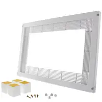 Microondas Marco embellecedor para horno blanco 7300000100 SCANPART