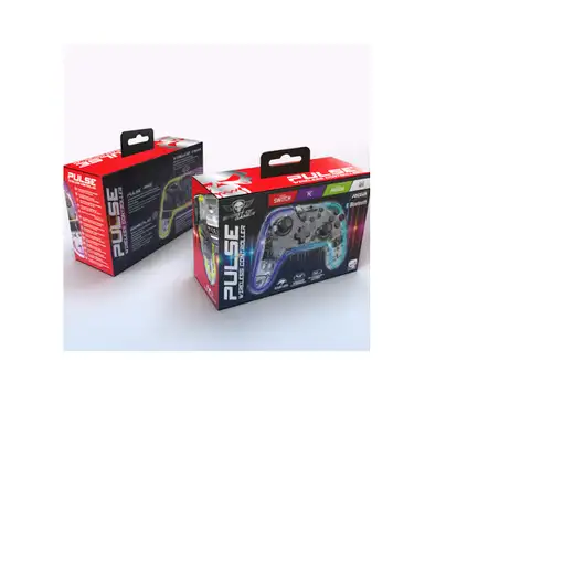 Spirit of Gamer Pulse Bluetooth Transparente Gamepad Analógico Nintendo Switch