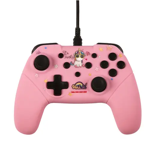 Konix Be Funky Rosa USB Gamepad Nintendo Switch, PC