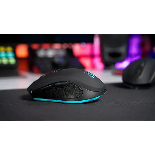 The G-Lab Kult Neon ratón Juego mano derecha RF inalámbrico 2400 DPI