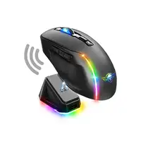Spirit of Gamer S-EM50BK ratón Juego mano derecha RF Wireless + Bluetooth + USB Ty