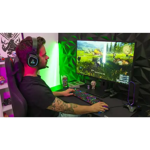 The G-Lab Korp Promenthium Auriculares Inalámbrico y alámbrico Diadema Juego Bluet