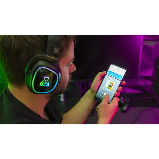 The G-Lab Korp Promenthium Auriculares Inalámbrico y alámbrico Diadema Juego Bluet