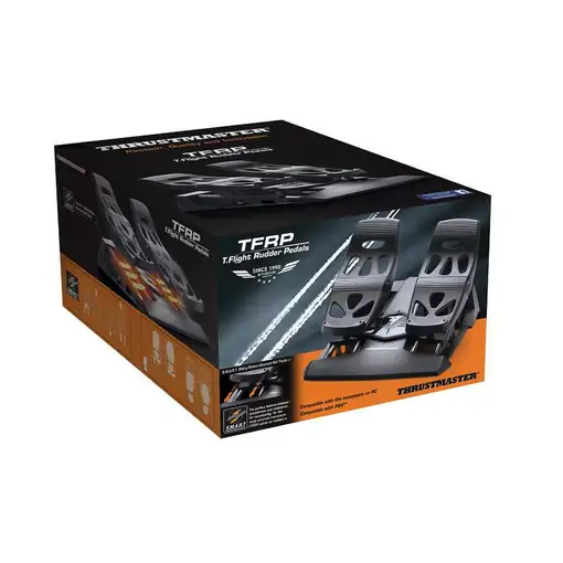 Thrustmaster T.Flight Rudder Pedals Negro USB Pedales PC, PlayStation 4