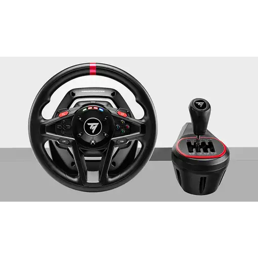 Thrustmaster T128 Shifter Pack Negro USB Volante + Pedales Analógico PC, Xbox