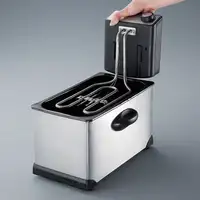 Severin FR 2431 freidora Sencillo 3 L Independiente 2000 W Acero inoxidable