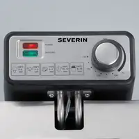 Severin FR 2431 freidora Sencillo 3 L Independiente 2000 W Acero inoxidable