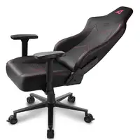 Sharkoon SGS30 Silla para videojuegos universal Asiento acolchado tapizado Negro,