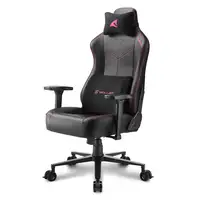 Sharkoon SGS30 Silla para videojuegos universal Asiento acolchado tapizado Negro,