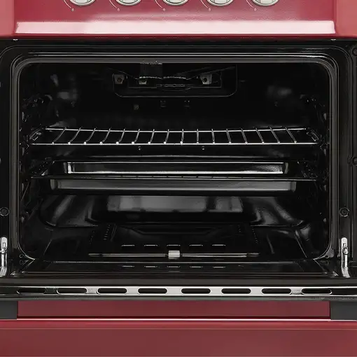 SOLTHERMIC® COCINA F5S40G2IR GAS ROJA BURDEOS 50X55
