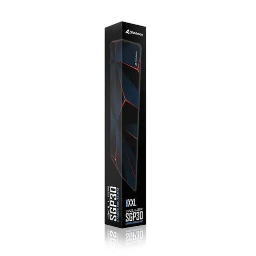 Sharkoon SKILLER SGP30 Alfombrilla de ratón para juegos Negro, Azul, Naranja