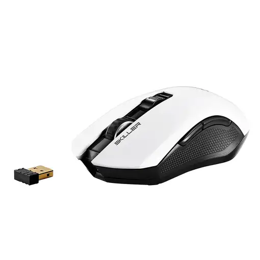 Sharkoon Skiller SGM3 ratón Juego mano derecha RF Wireless + USB Type-A Óptico 600