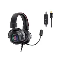 Conceptronic ATHAN02B auricular y casco Auriculares Alámbrico Diadema Juego USB ti