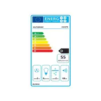Solthermic® Pack Placa Vitro Pvtc60 4 Fuegos Rustica + Campana De 60 Negra