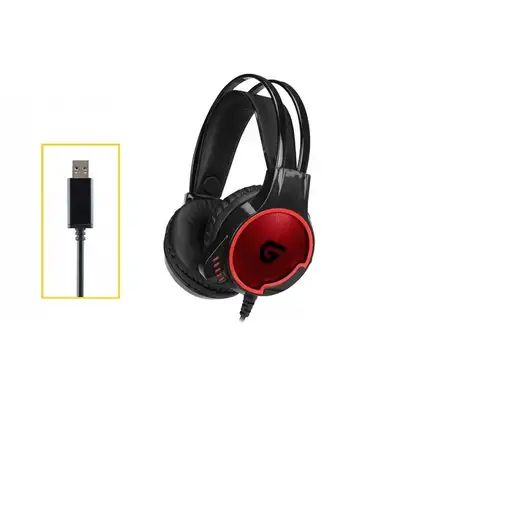 Conceptronic ATHAN U1 Auriculares Alámbrico Diadema Juego USB tipo A Negro