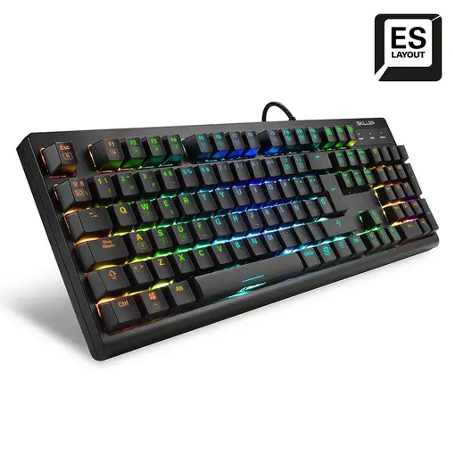 Sharkoon SKILLER SGK30 teclado Juego USB QWERTY Español Negro