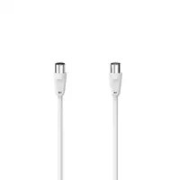 Hama 00305042 cable coaxial 1,5 m Blanco