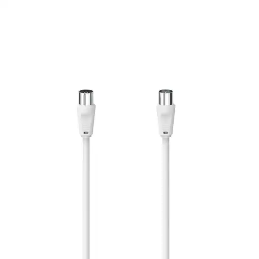 Hama 00305042 cable coaxial 1,5 m Blanco