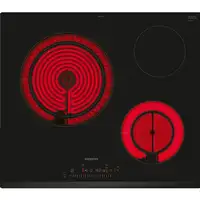 Siemens iQ300 ET631FKP8E hobs Negro Integrado 59.2 cm Cerámico 3 zona(s)