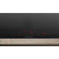 Siemens EX275HXC1E hobs Aluminio, Negro Integrado 90 cm Con placa de inducción 4 z