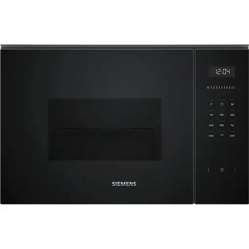Siemens iQ500 BE555LMB1 microondas Negro Microondas con grill Integrado 25 L 900 W