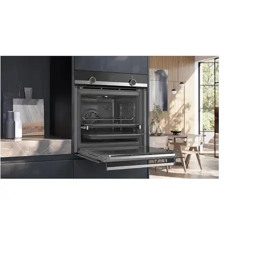 Siemens HR574AER0 horno de vapor Medio Negro Giratorio
