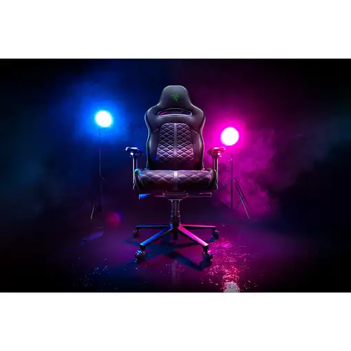 Razer Enki Silla para videojuegos de PC Asiento acolchado Negro