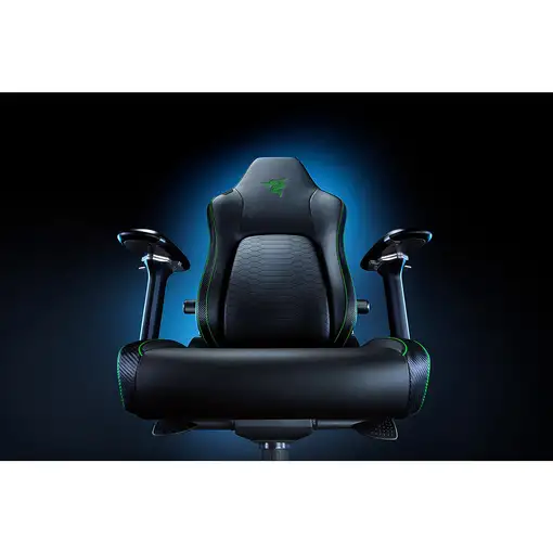 Razer Iskur V2 Butaca para jugar Asiento acolchado Negro, Verde