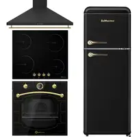 Solthermic® Pack Placa Vitro Pvtc60 4 Fuegos + Campana 60 + Frigo Retro 1,47