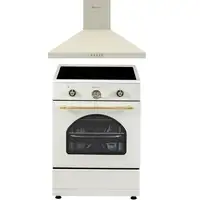 Solthermic® Pack Cocina 60x60 Vti60 Crema Induccion + Campana De 60 Crema