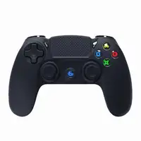 Gembird JPD-PS4BT-01 mando y volante Negro Bluetooth Gamepad PC, PlayStation 4