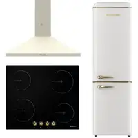 Solthermic® Pack Placa Vitro Pvtc60 4 Fuegos Rustica + Campana 60 + Combi  1,88