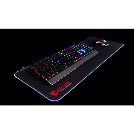 TALIUS Alfombrilla gaming Tatami XXL retroiluminada RGB
