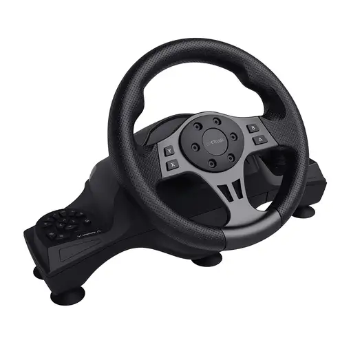 Trust GXT 289 Movi Negro USB Volante + Pedales Nintendo Switch, PlayStation 4, Xbo