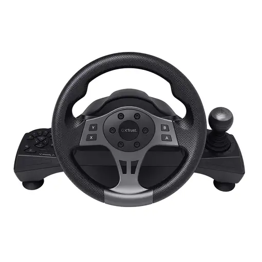 Trust GXT 289 Movi Negro USB Volante + Pedales Nintendo Switch, PlayStation 4, Xbo
