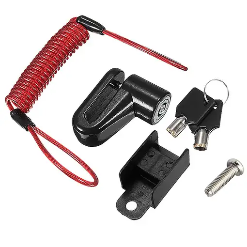 Youin MA1008 accesorio para patinete Seguro antirrobos Negro, Rojo 1 pieza(s)
