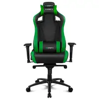 DRIFT DR500 Silla para videojuegos de PC Asiento acolchado tapizado Negro, Verde