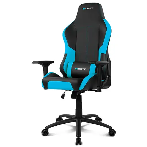DRIFT DR250 Silla para videojuegos de PC Asiento acolchado tapizado Negro, Azul
