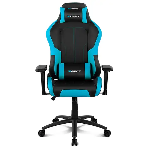 DRIFT DR250 Silla para videojuegos de PC Asiento acolchado tapizado Negro, Azul