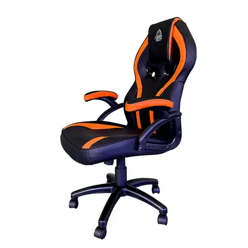 KeepOut XS200 Silla para videojuegos universal Asiento acolchado Negro, Naranja
