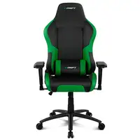 DRIFT DR250 Silla para videojuegos de PC Asiento acolchado tapizado Negro, Verde