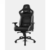DRIFT DR600BGRAY silla para videojuegos Butaca para jugar Asiento acolchado Negro,