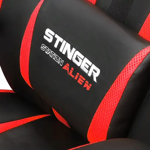 Woxter Stinger Station Alien Silla para videojuegos de PC Asiento acolchado Negro,