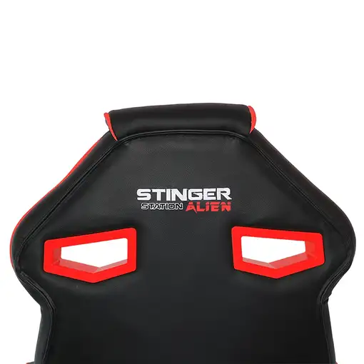 Woxter Stinger Station Alien Silla para videojuegos de PC Asiento acolchado Negro,