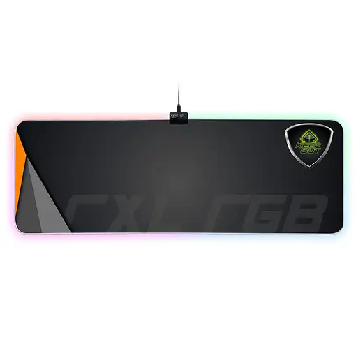 KeepOut RXL-RGB alfombrilla para ratón Alfombrilla de ratón para juegos Multicolor